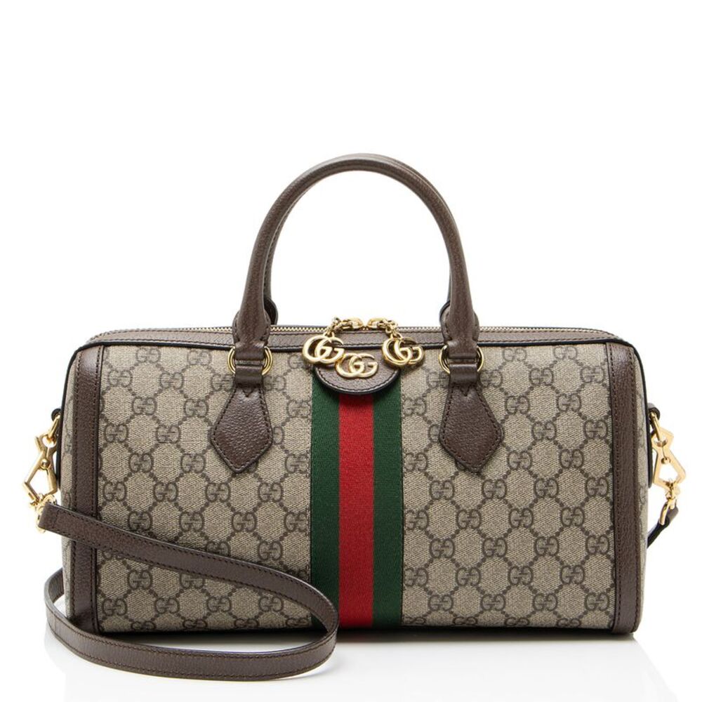 Gucci GG Supreme Ophidia Medium Boston Bag